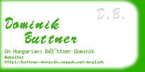 dominik buttner business card